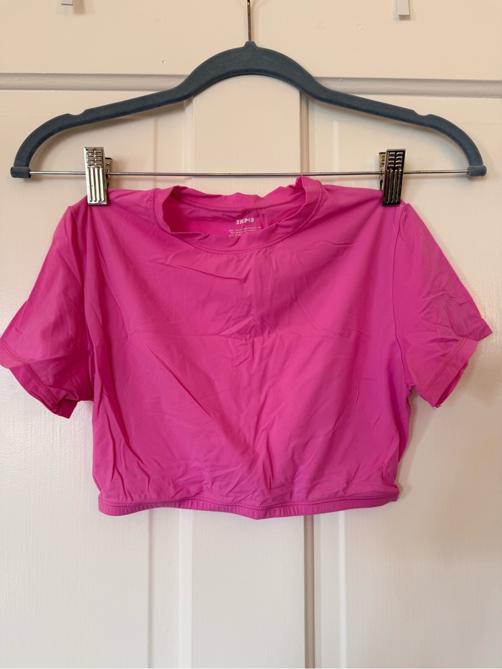 Skims fits everybody crop tshirt im orchid color